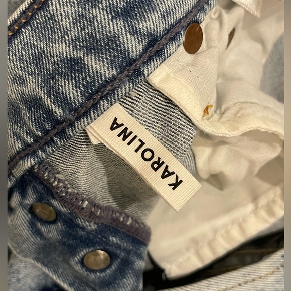 GRLFRND Button Fly High Rise Skinny Karolina Jeans In Close Call Sz 25 NWOT - Picture 4 of 5